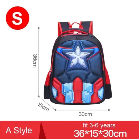 Captain America Bag Red-Blue (S)