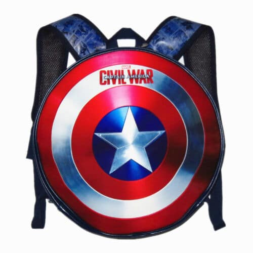 Marvel Captain America Shield Round Back Pack 