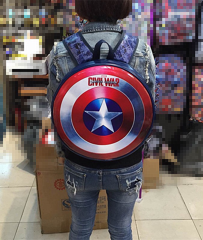 marvel captain america shield backpack