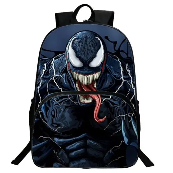 Lightning on the body - Marvel Venom Symbiote Backpack