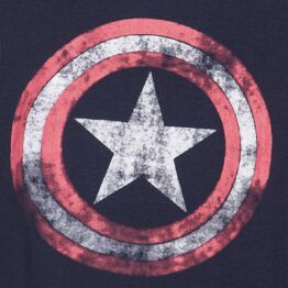 Captain America T-Shirt Distressed Logo