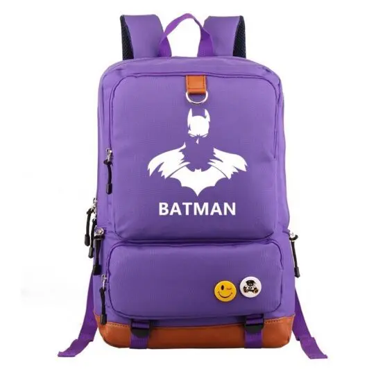Batman Backpack - Mauve - 1