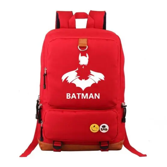 Batman Backpack - Red - 1