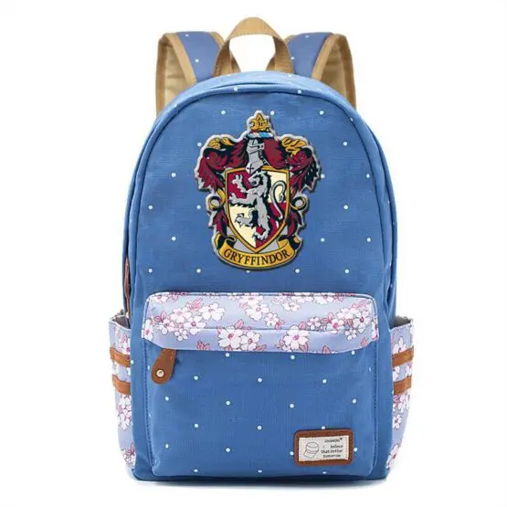 Hogwarts Houses Girl's school bag - Gryffindor - Light Blue