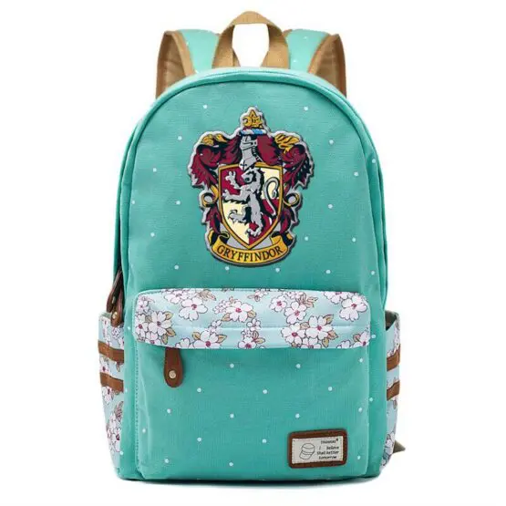 Hogwarts Houses Girl's school bag - Gryffindor - Ocean Green