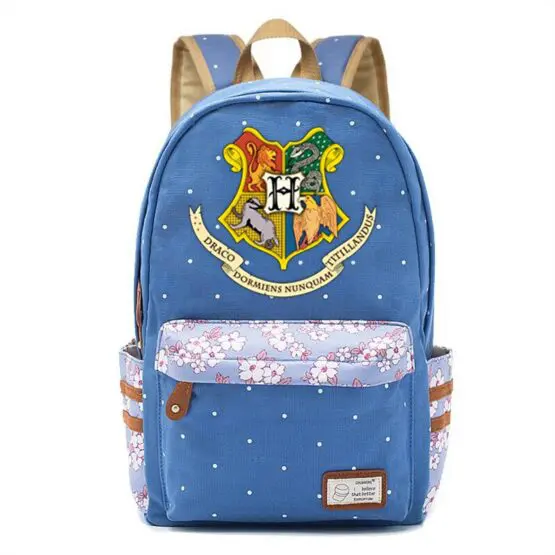 Hogwarts Houses Girl's school bag - Hogwarts - Blue