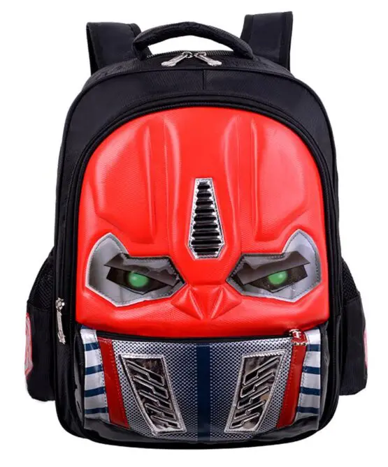 Transformers LED School Backpack Red