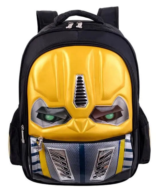 Transformers LED School Backpack Yellow